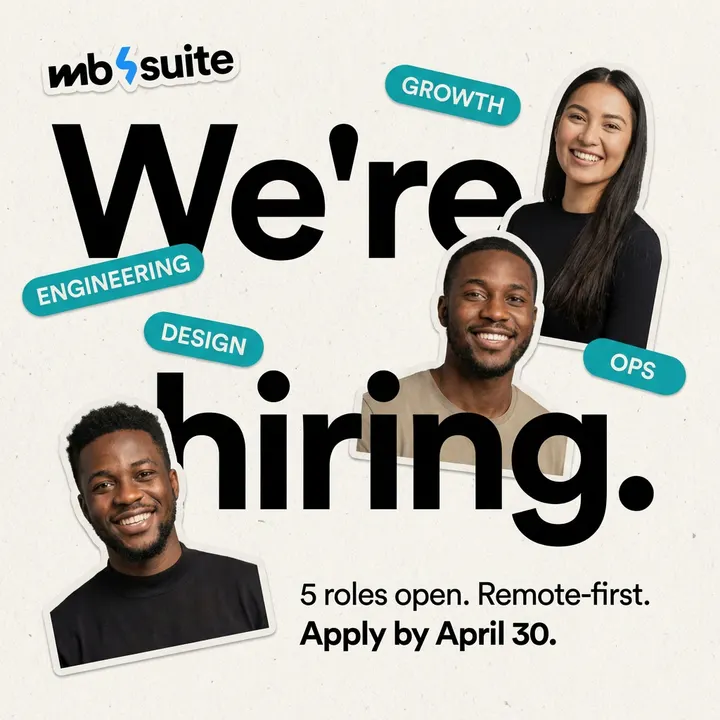 We're hiring.