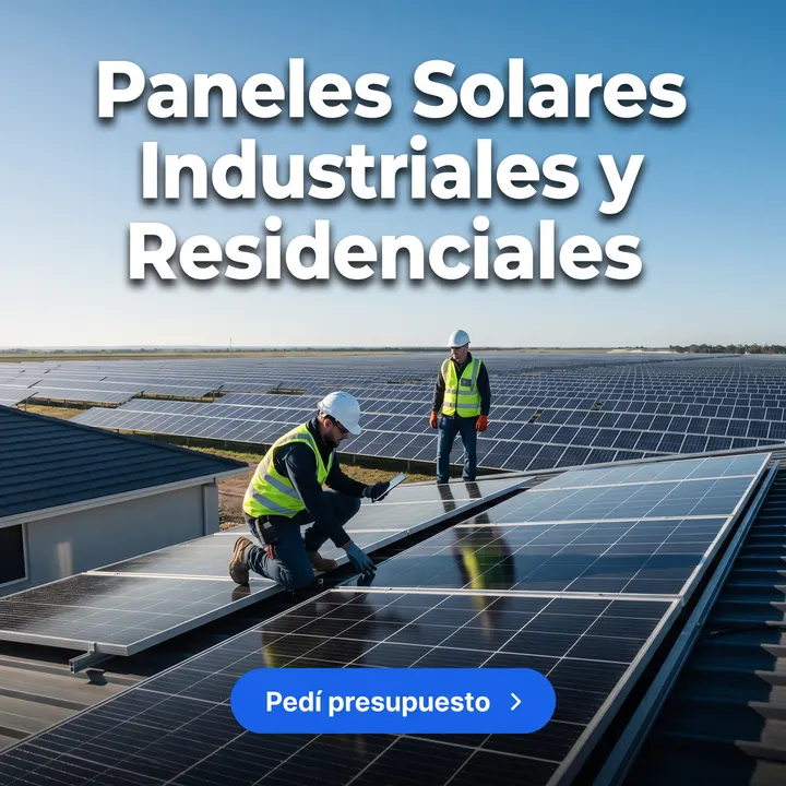 Paneles Solares Industriales y Residenciales